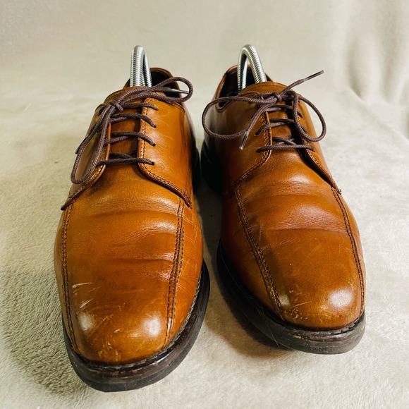 Allen‎ Edmonds Road Warrior Dress Shoes Men's 10 D Brown  Bicycle Toe 1604 - Picture 4 of 10